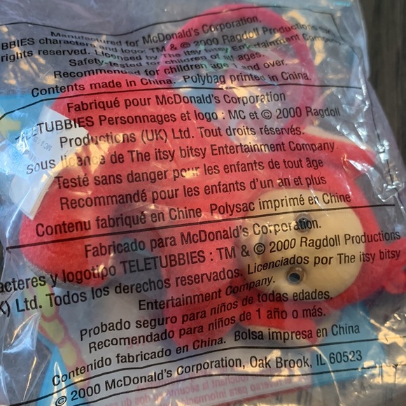 McDonald’s Teletubbies toys - Po and Tinky Winky - Picture 2 of 4